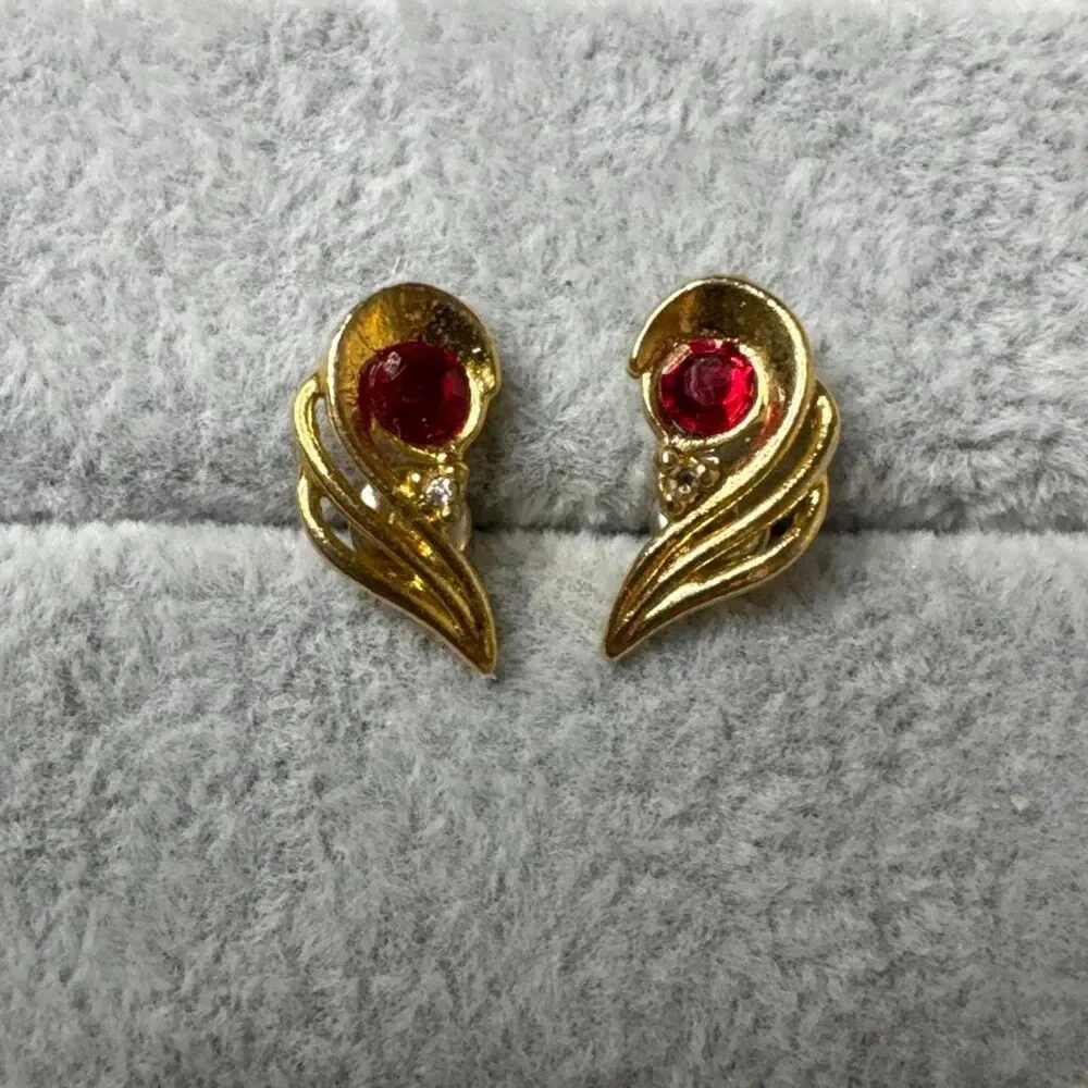 Unbranded Women's Gold and Red Jewellery
